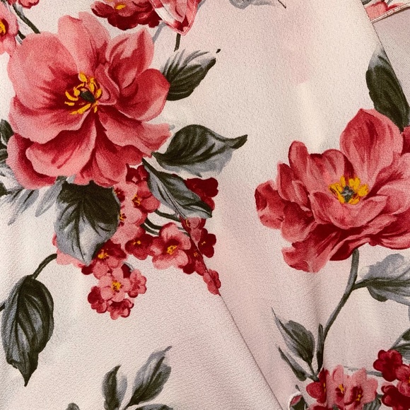 Papaya Floral Blouse - Picture 6 of 7